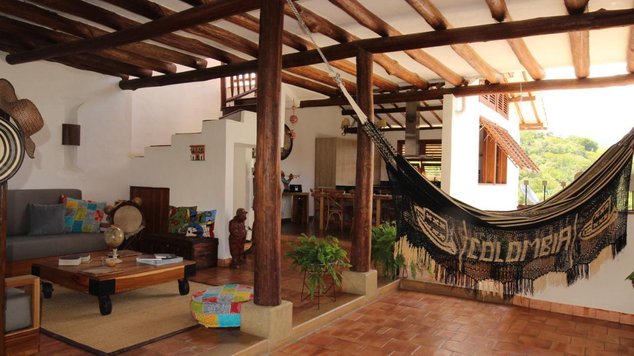 CasaNeral_Barichara Villa Bagian luar foto